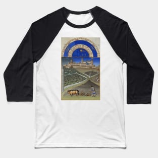 Très Riches Heures du Berry - Frères de Limbourg Baseball T-Shirt